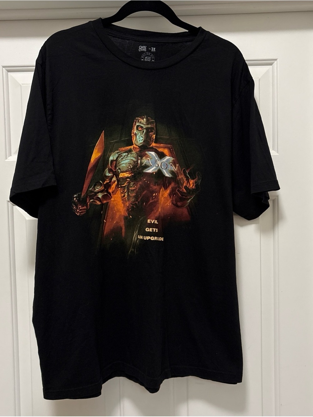 Friday The 13th Jason X Horror Graphic T-Shirt 3XL Black Cavity Colors